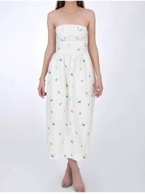 FANM MON rozie dress in ivory XL
